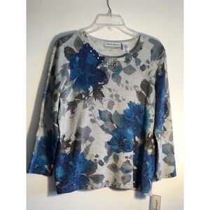 NWT beautiful Alfred Dunner blouse sparkles​